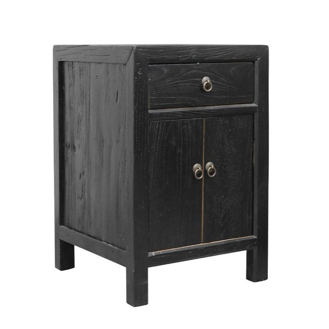 Pavia Bedside Table - Black