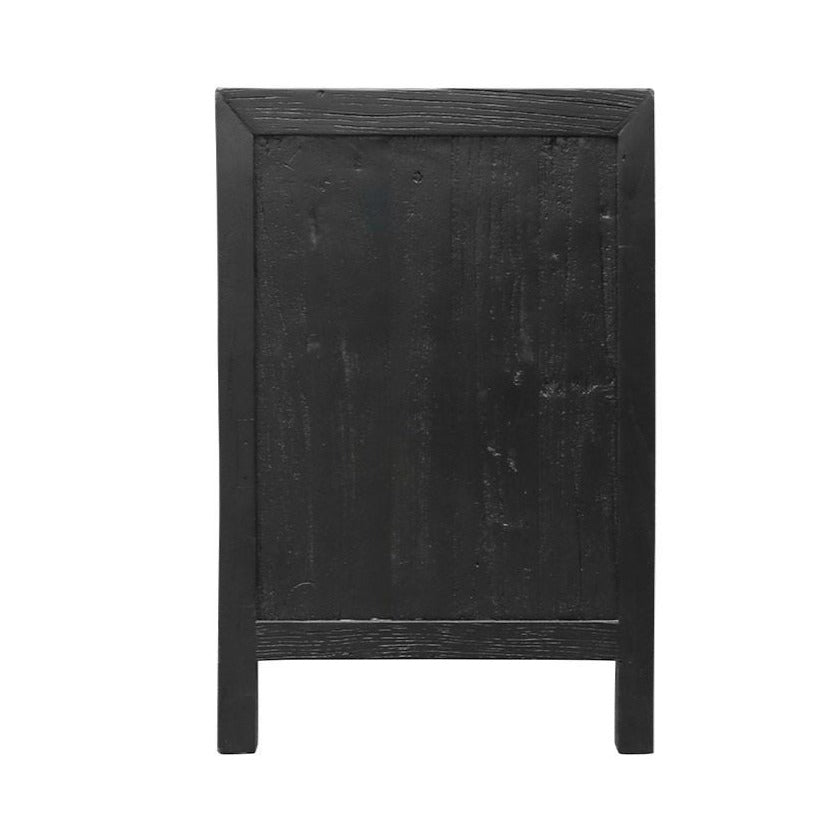 Pavia Bedside Table Medium - Black