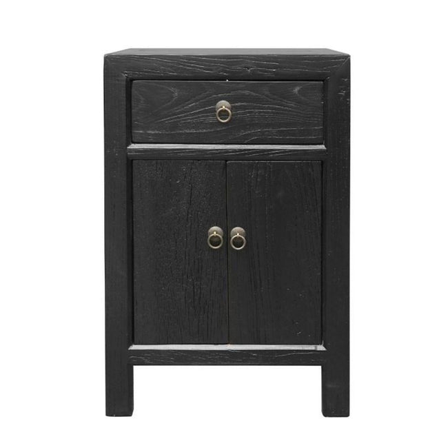 Pavia Bedside Table - Black