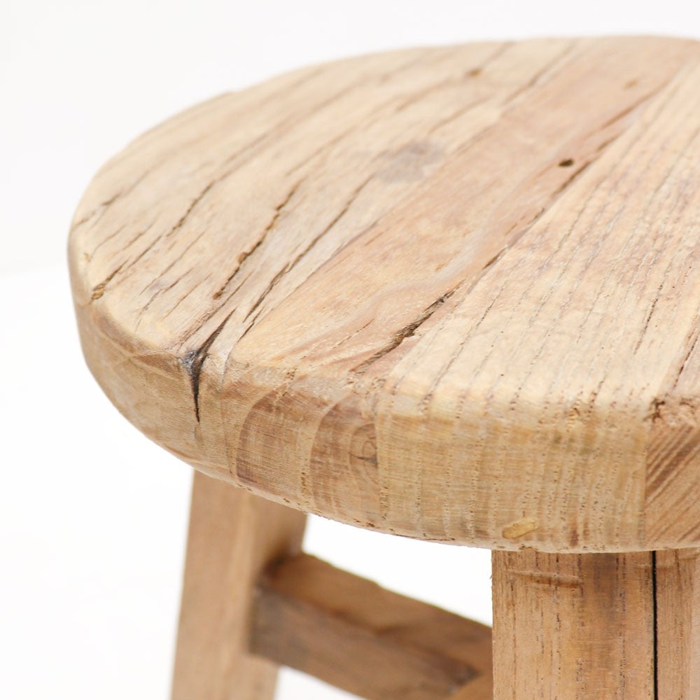 Pavia Round Footstool - Natural