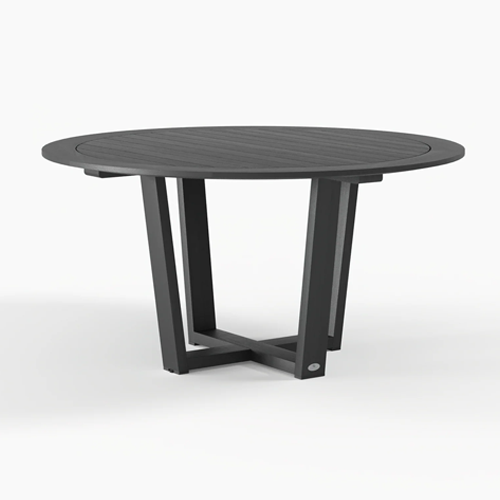 Devon Pegasus Teak Outdoor Round Table - 1500 - Black