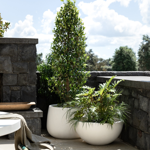 Ahuriri White Outdoor Planter - Large