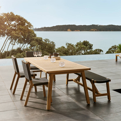 Devon Porter Teak Outdoor Dining Table - 1600