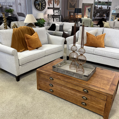 Print Coffee Table - 2 Drawer