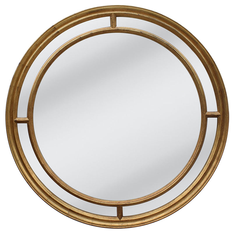 Loretta Round Country Gold Mirror - 1000
