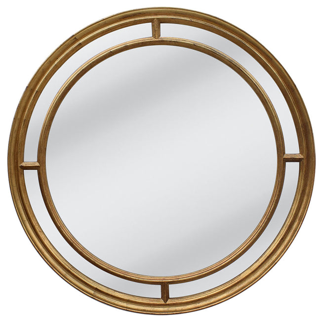 Loretta Round Country Gold Mirror - 1000