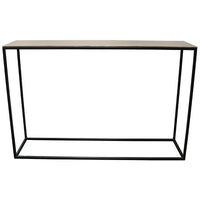 Rumi Console Table - Antique Brass Finish - 118cm