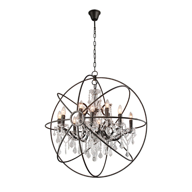 Orb Crystal Light Pendant Chandelier 82cm