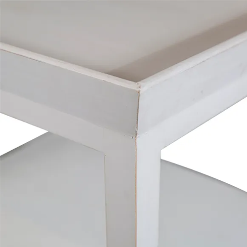 San Diego White Bedside Table
