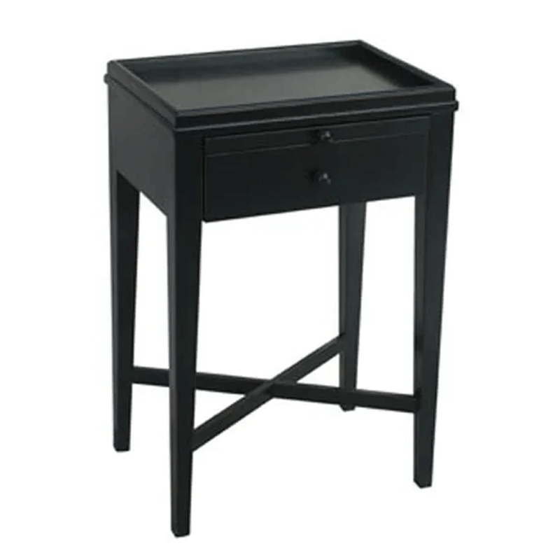 Sara Bedside Table - Black