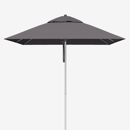 Shade7 Venice Outdoor Umbrella - Charcoal - 2.2m Square