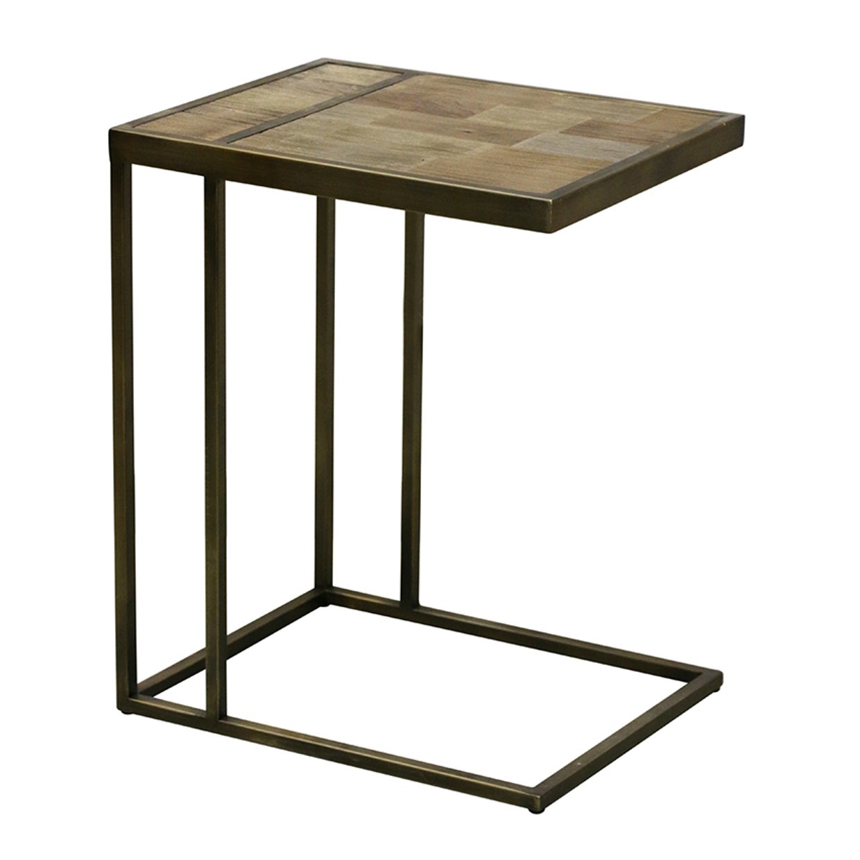 York Sofa Table - Antique Brass