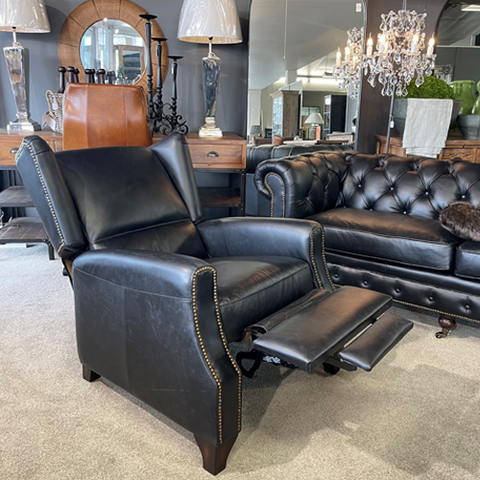 Simbra Leather Swivel Chair - Tan & Aluminium