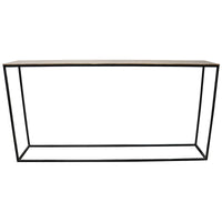 Rumi Console Table - Antique Brass Finish - 163cm