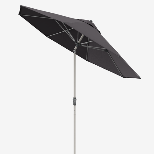 Shade7 Venice Tilt Outdoor Umbrella - Charcoal - 2.6m Octagonal