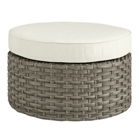 Artwood Toledo Outdoor Ottoman - Classic Grey