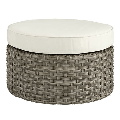 Artwood Toledo Outdoor Ottoman - Classic Grey