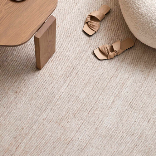 Travertine Floor Rug - Buff 