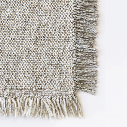 Baya Ulster Floor Rug - White/Natural - 250 x 350cm