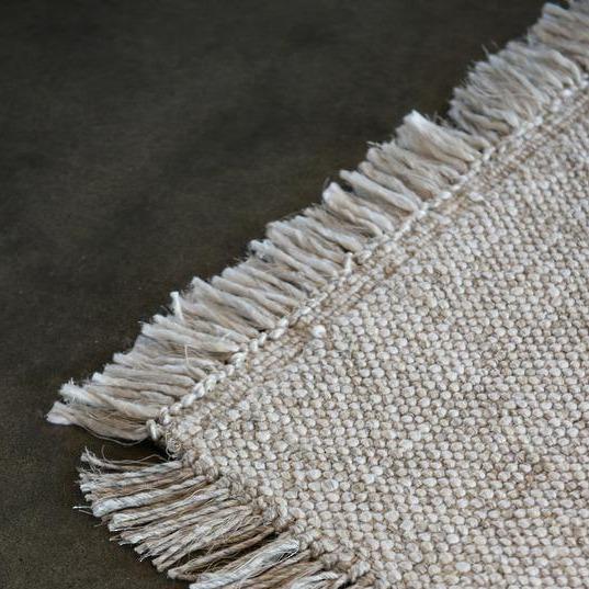 Baya Ulster Floor Rug - White/Natural - 250 x 350cm