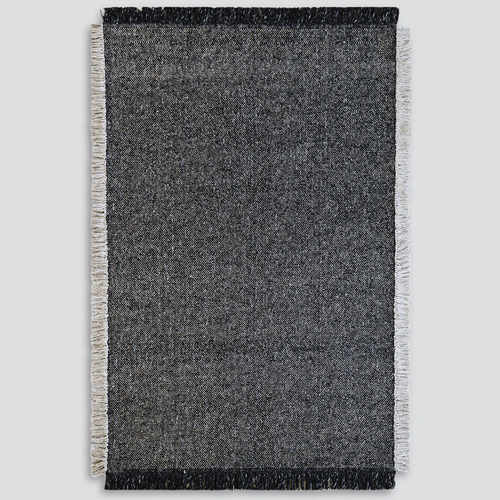 Baya Ulster Floor Rug - Black/Natural - 250 x 350cm