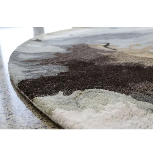 Uluru Rugs Baya Uluru Round Floor Rug - Sandstone - 280cm – Greenslades Furniture