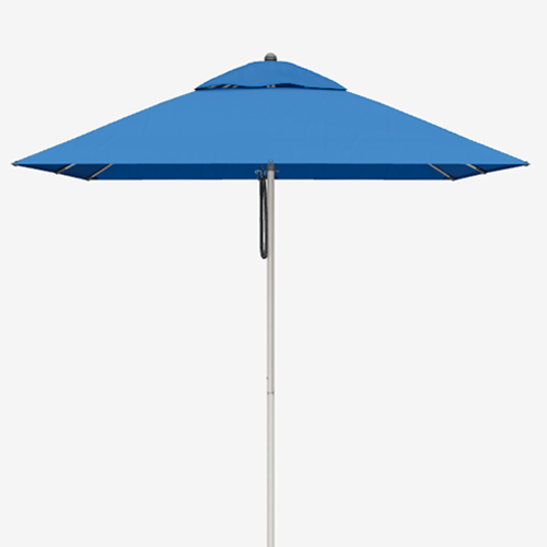 Shade7 Venice Outdoor Umbrella - Royal Blue - 2.2m Square
