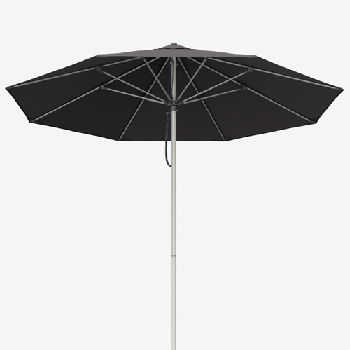 Shade7 Venice Outdoor Umbrella - Charcoal - 3.1m Octagonal