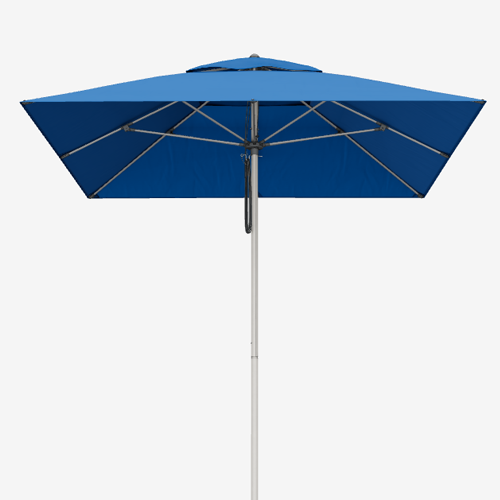 Shade7 Venice Outdoor Umbrella - Royal Blue - 2.2m Square