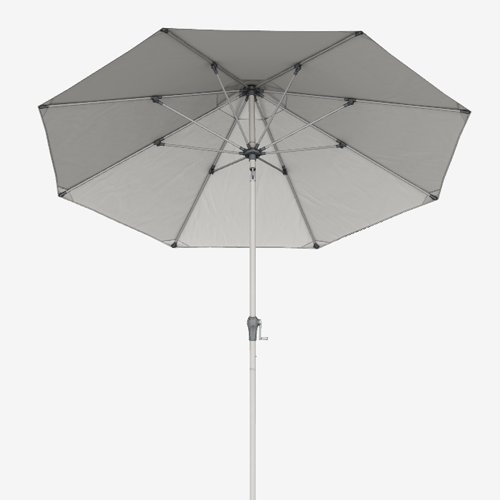 Shade7 Venice Tilt Outdoor Umbrella - Off White - 2.6m Octagonal