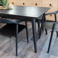 Vicchy Dining Table - 180cm - Black