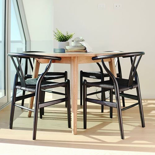 Vicchy Round Dining Table - 120cm - Oak