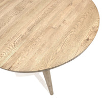 Vicchy Round Dining Table - 120cm - Oak