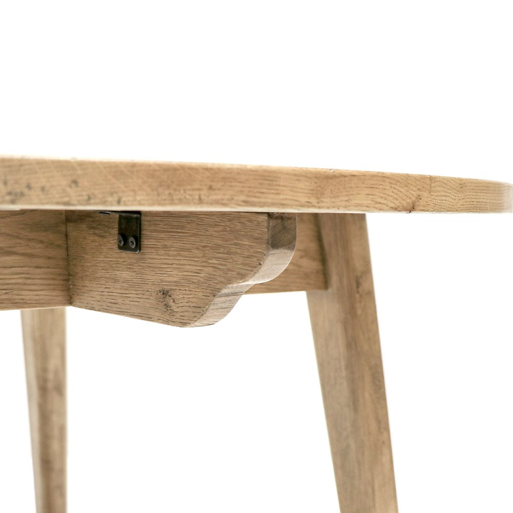 Vicchy Round Dining Table - 120cm - Oak