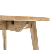 Vicchy Round Dining Table - 120cm - Oak