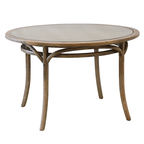 Vienna Elm Round Dining Table - 120cm