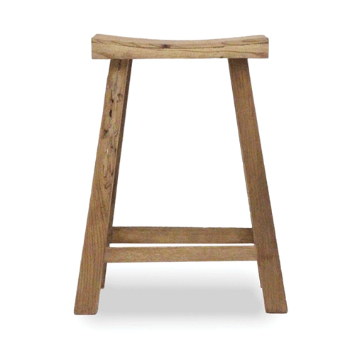 Pavia Barstool - Curved - Natural