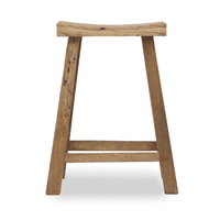 Pavia Barstool - Curved - Natural