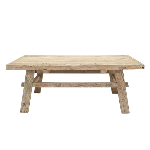 Salvaged Elm Coffee Table - Natural