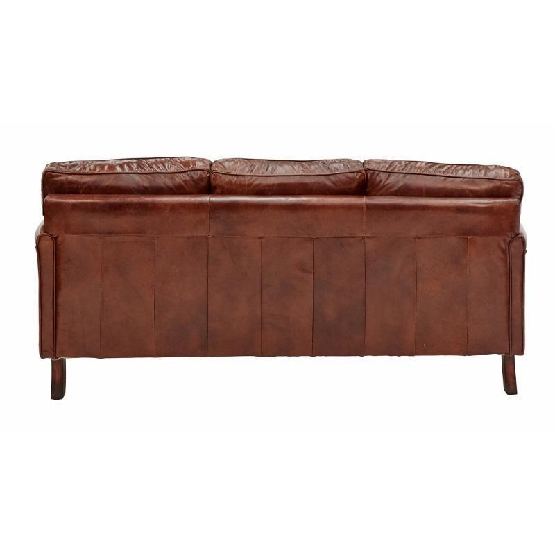 Wiltshire Leather 3 Seater Sofa - Aged Brown