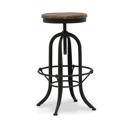 Cleo Adjustable Wind-Up Stool