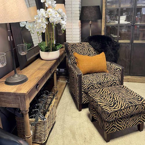 Zany Armchair & Ottoman
