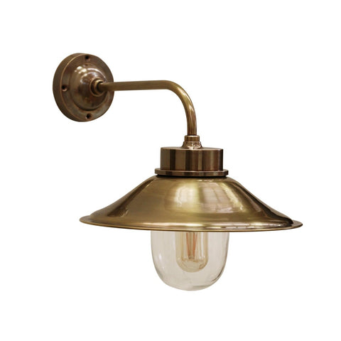 Outdoor IP54 Cage Wall Light in Pewter Style Finish