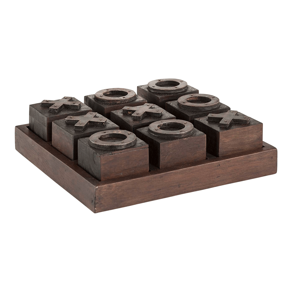 Artwood Noughts and Crosses - Antique