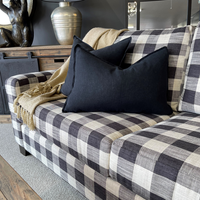 Bellamy 2.5 Seater Sofa - Check Fabric - NZ Made