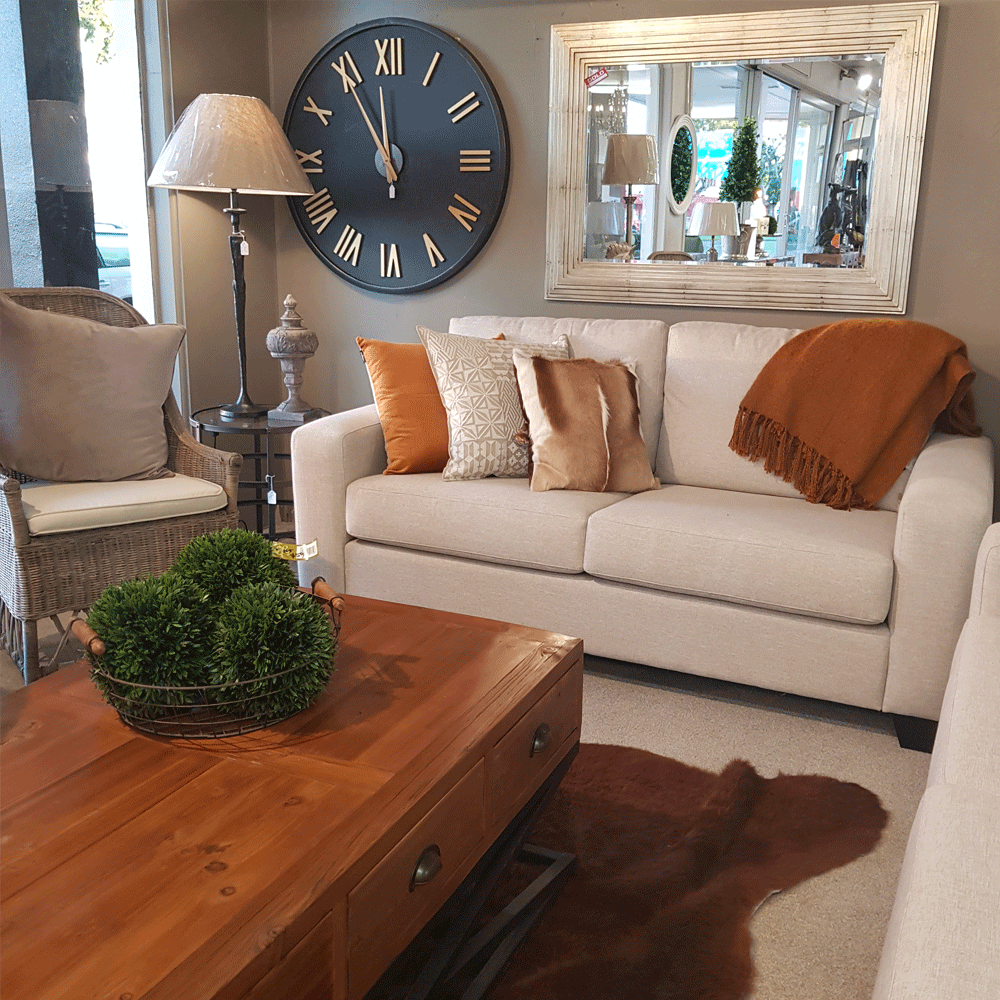 Bellamy 2.5 Seater Sofa Keylargo Fabric NZ Made Greenslades Furniture