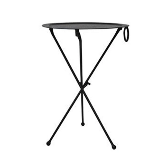 Round Black Atlas Table