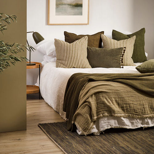 Baya Boardwalk Floor Rug - Khaki - 250cm x 350cm