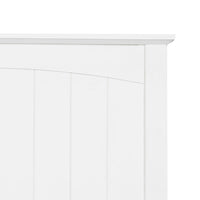 Casey White Headboard - Queen