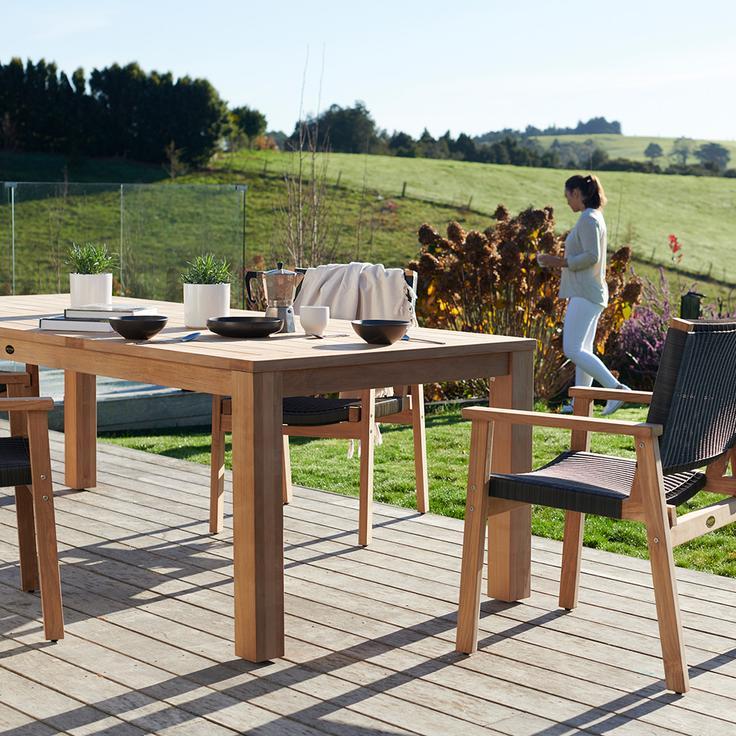 Devon Couper Teak Outdoor Dining Table 